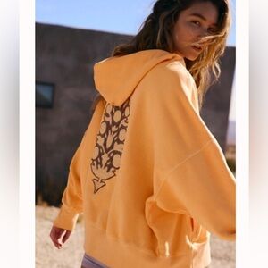 Free People Sprint to the Finish Logo Hoodie